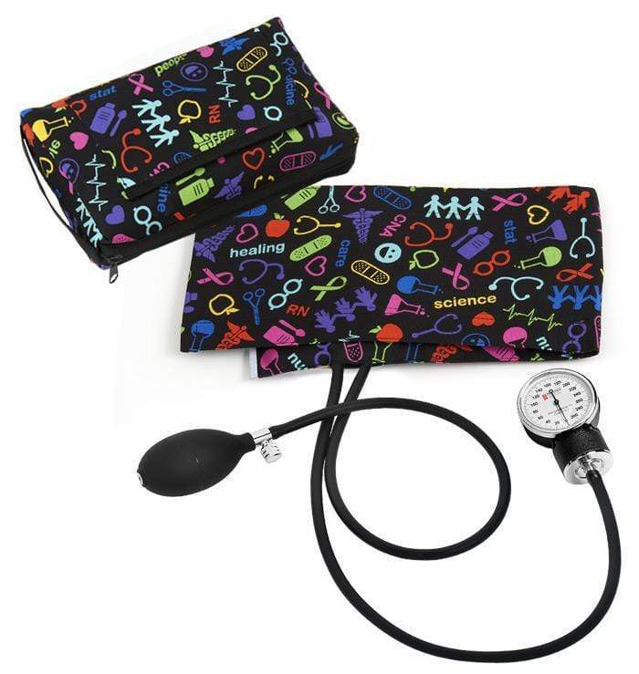 Prestige Medical Hand Held Sphygmomanometers Medical Symbols Black / Adult 10.0"-16.0" Prestige Premium Aneroid Sphygmomanometer with Carry Case