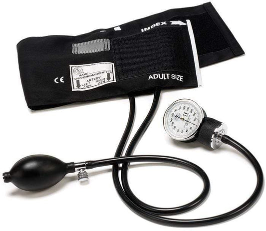 Prestige Medical Hand Held Sphygmomanometers Adult 10"-16" Prestige Traditional Series Cotton Aneroid Sphygmomanometer