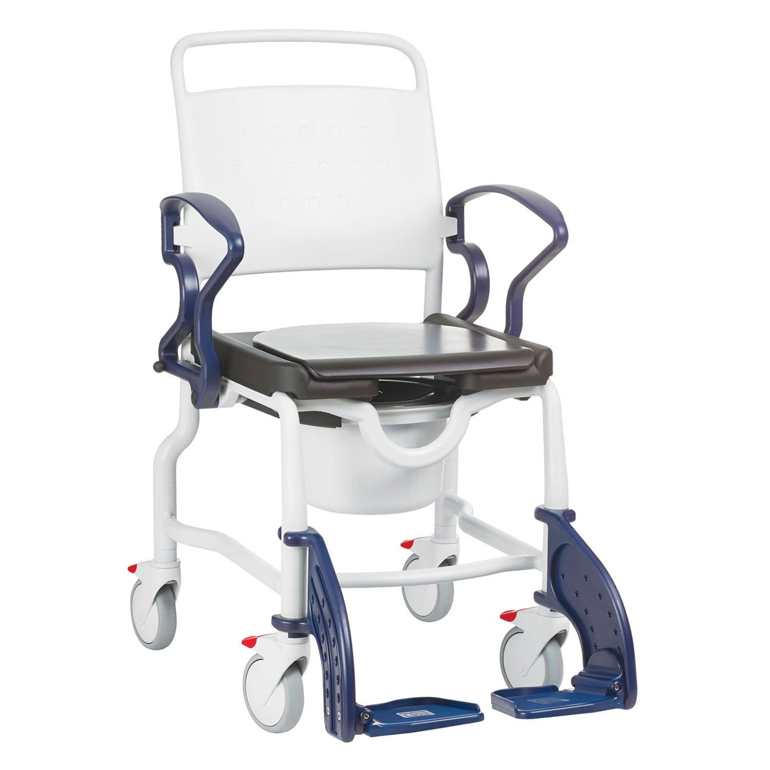 Rebotec Blue Rebotec BERLIN soft seat commode chair