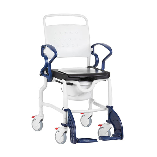 Rebotec Blue Rebotec FRANKFURT Height Adjustable Soft Seat Commode