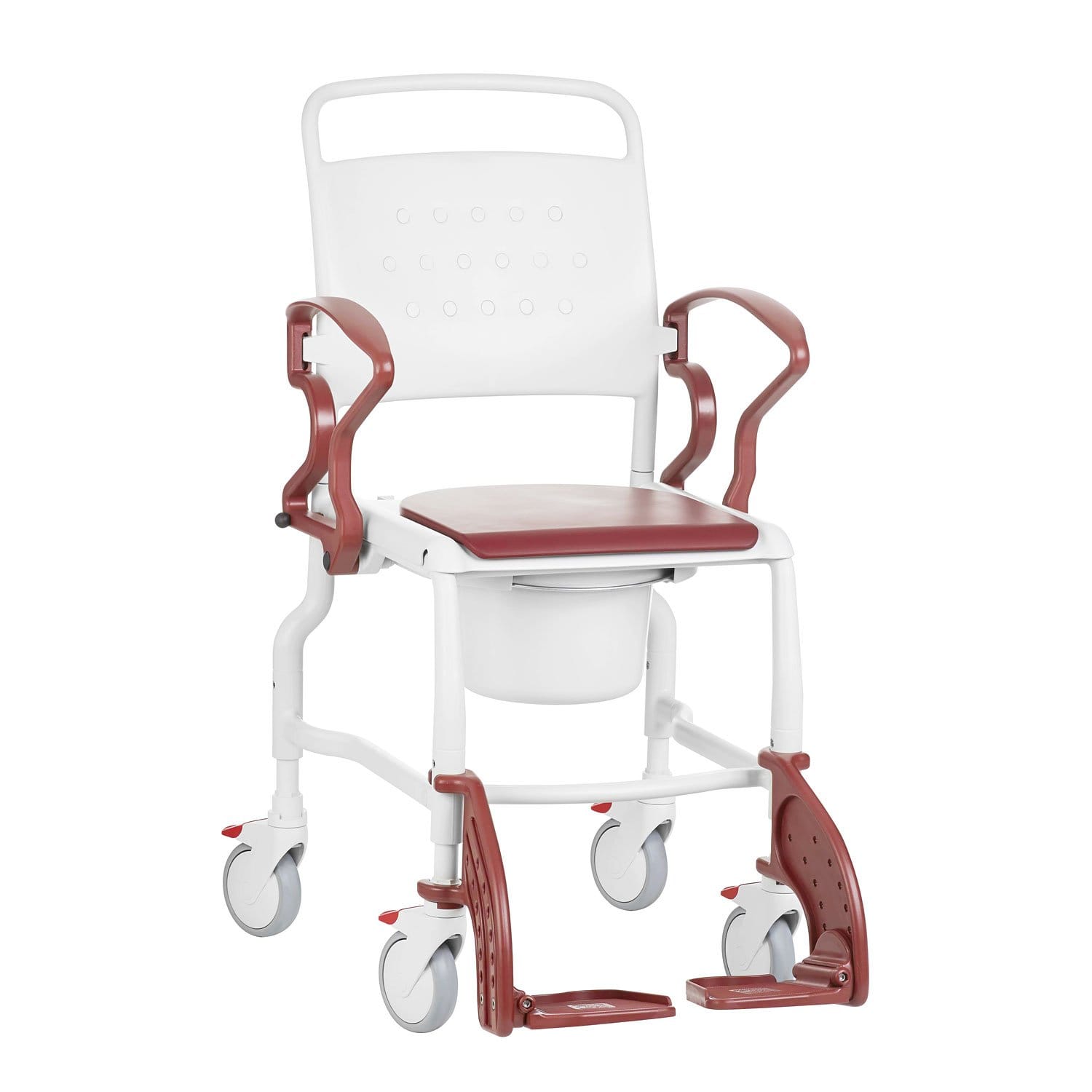 Rebotec Red Rebotec HAMBURG Height Adjustable Commode