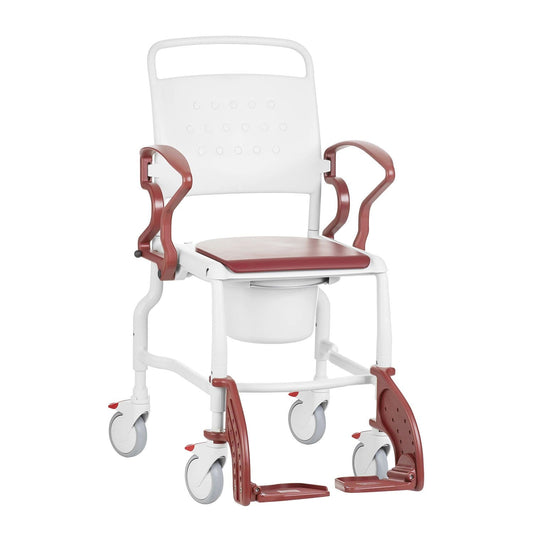 Rebotec Red Rebotec HAMBURG Height Adjustable Commode