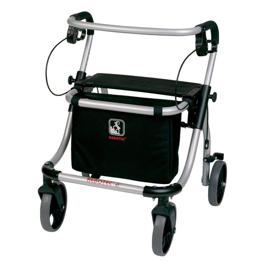 Rebotec Large Rebotec POLO PLUS-T Aluminium Rollator with Bag