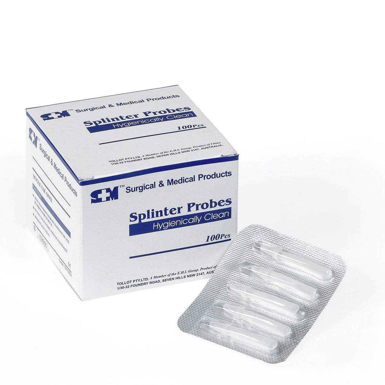S+M Splinter Probe 4cm Hygienically Clean