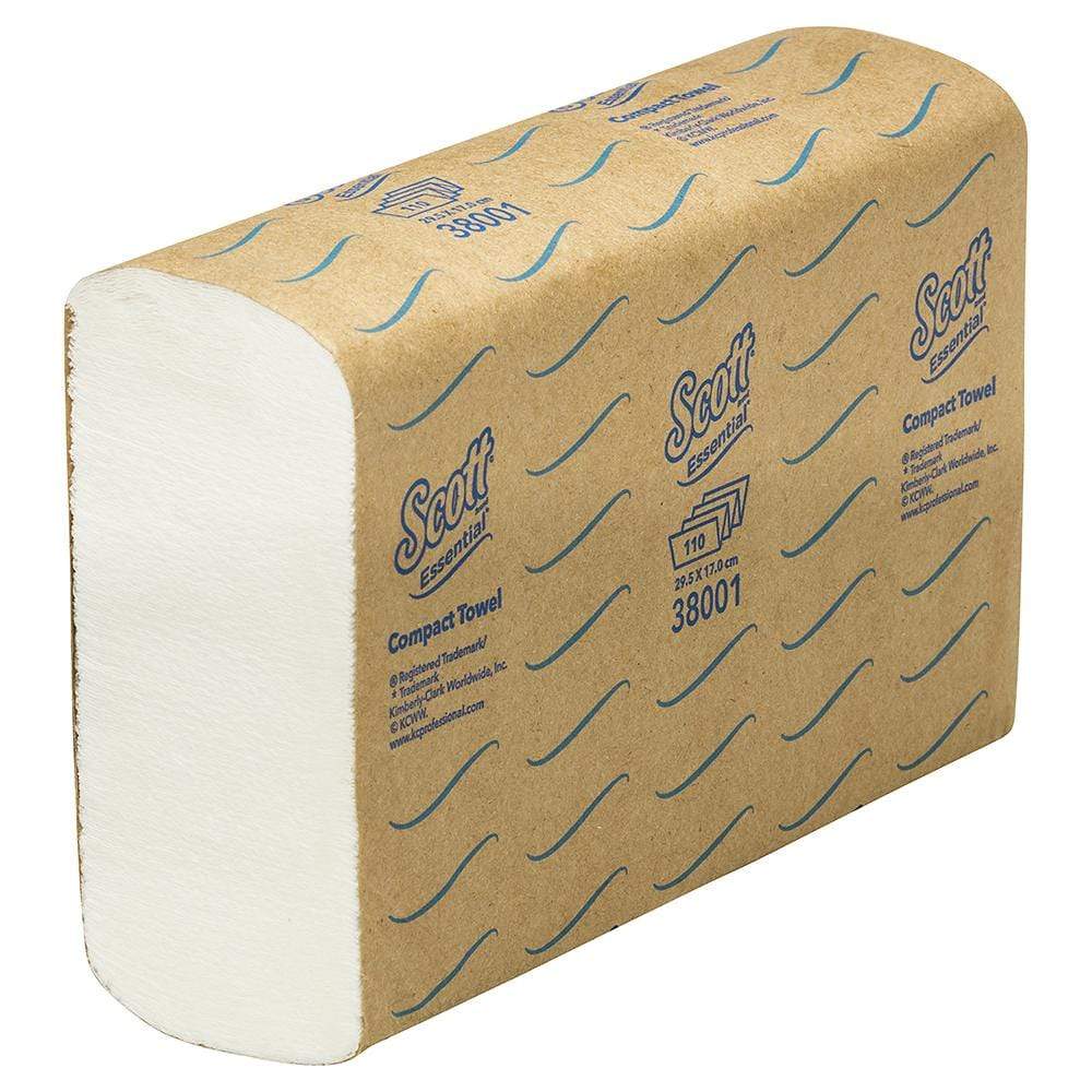 Scott Hand Towel 29.5cm x 17cm / Pack/110 / Compact Scott Essential Range Hand Towel