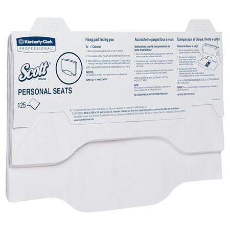 SCOTT Toilet Seat Covers (7410), White Toilet Seat Covers