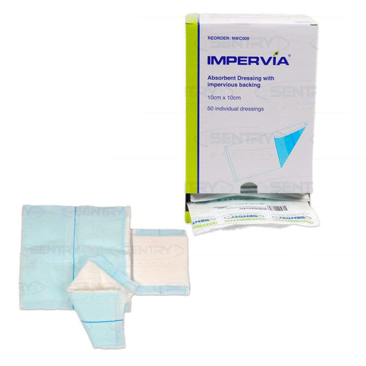 Sentry Medical Absorbent Dressings Sentry IMPERVIA Absorbent Dressing with Fluid Resistant Barrier