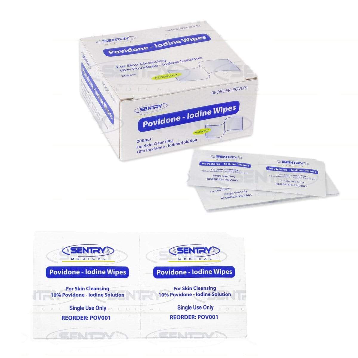 Sentry Povidone Iodine Antiseptic Wipes