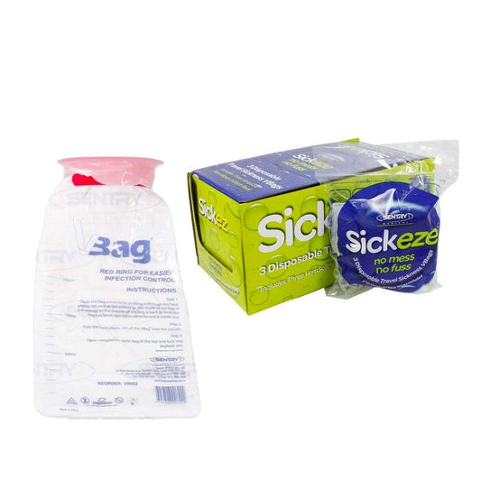 Sentry Medical Emesis Bags Sentry Sickeze Emesis Bag Retail Shelf