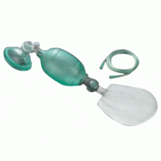 AddTech Medical Bag Valve Mask Resuscitator Single Use Adult 1600ML Resuscitator Set with 60cm