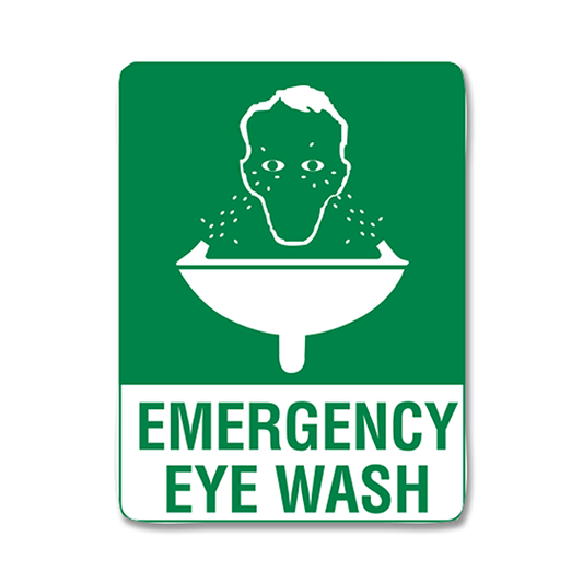 Aero Healthcare Signage Small Poly Emergency Eyewash Sign 30 x 22.5cm