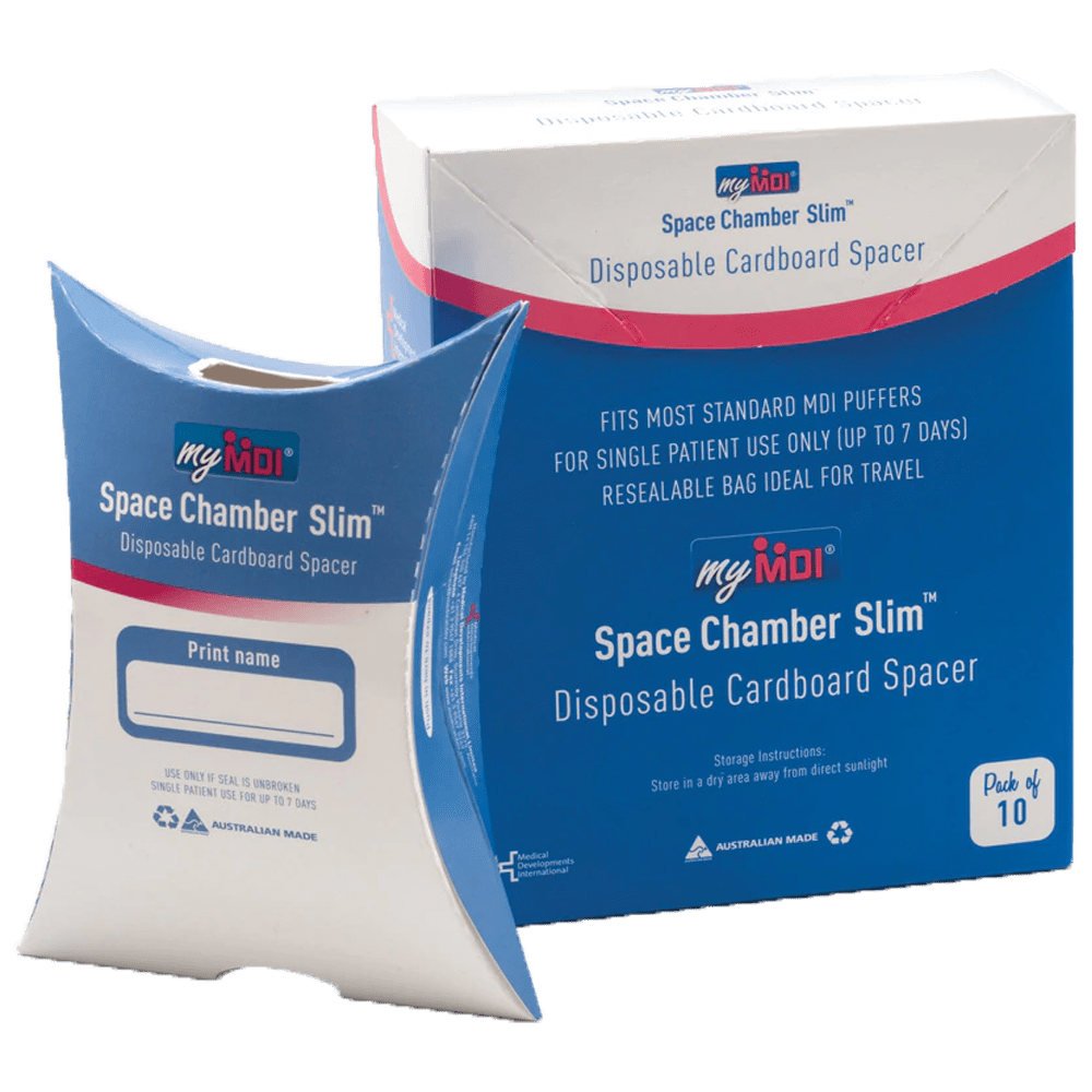 Aero Healthcare Oxygen Space Chamber Slim Cardboard Spacer 10.5cm x 14.2cm