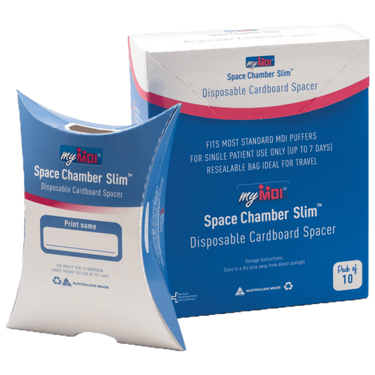 Aero Healthcare Oxygen Space Chamber Slim Cardboard Spacer 10.5cm x 14.2cm