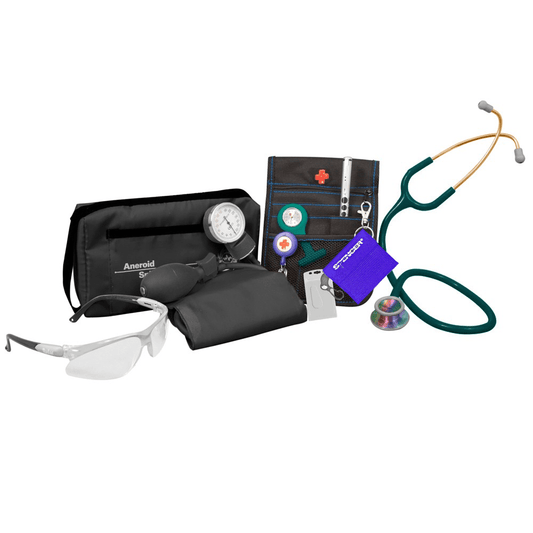 Medshop Littmann Nursing Kits Student Nursing Pack Littmann Classic III Caribbean/Rainbow