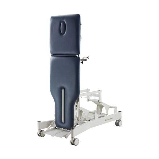 Pacific Medical Australia Examination Couches Navy Tilt Table Electric Hi Lo