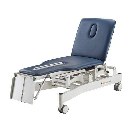Pacific Medical Australia Examination Couches Navy Tilt Table Electric Hi Lo