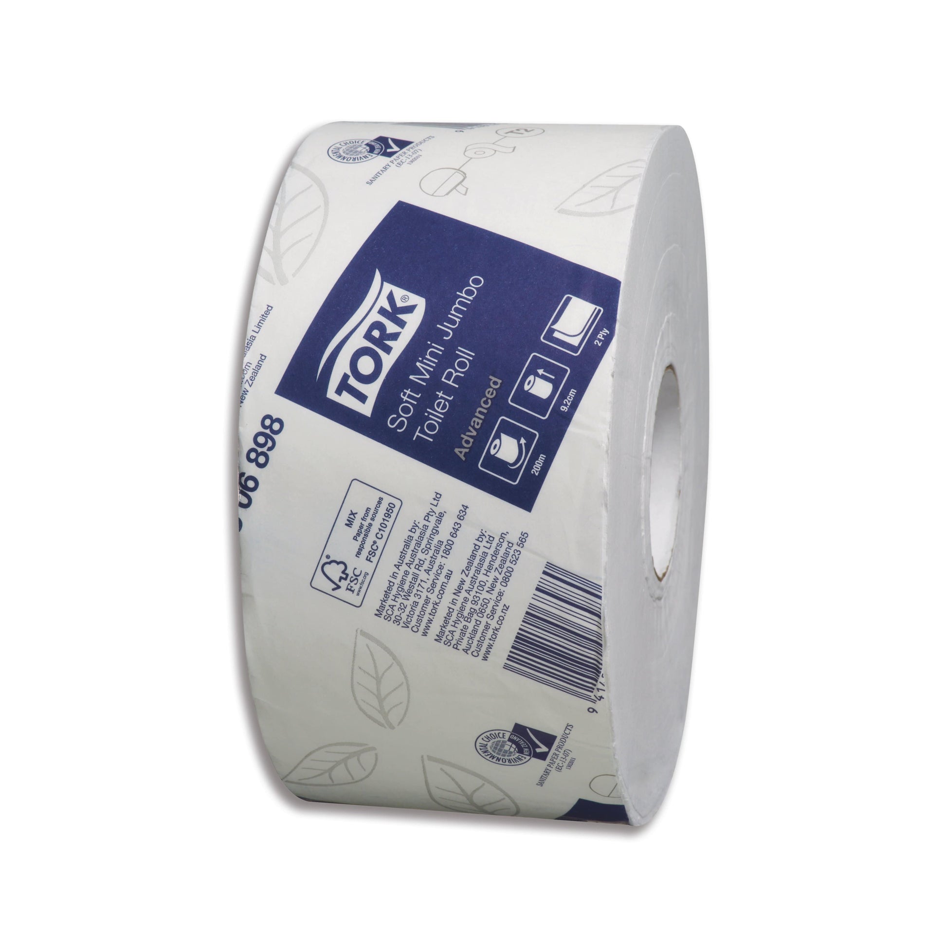 Tork 2ply 200m Tork Advanced Toilet Roll Mini Jumbo
