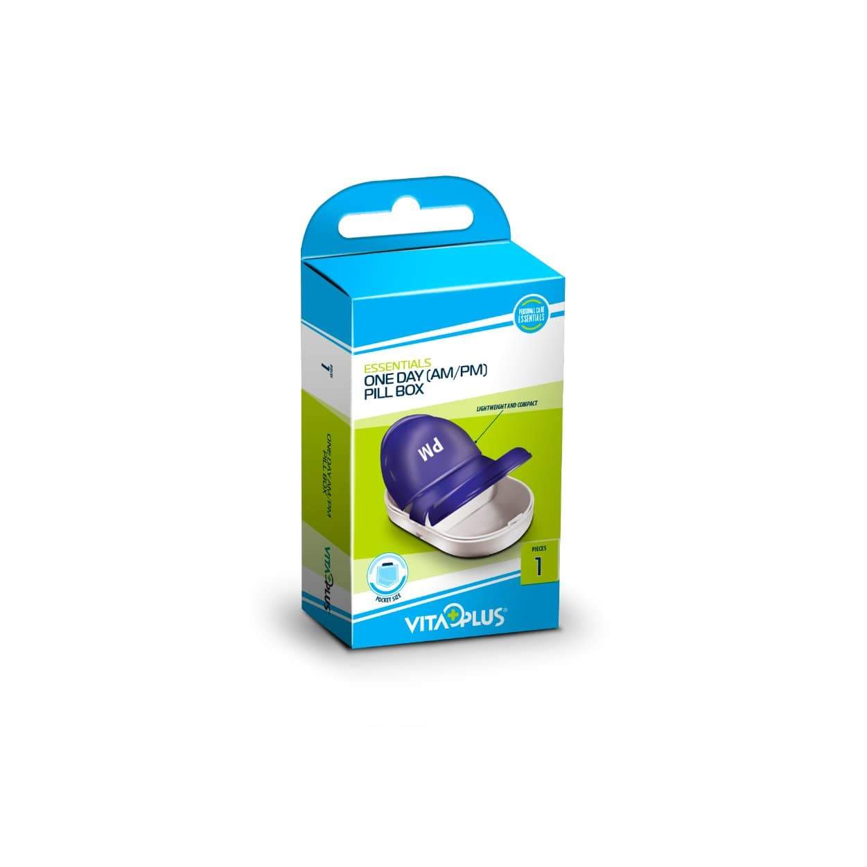 VITAPLUS Pill Box One Day (Am/Pm) Vitaplus Pill Box