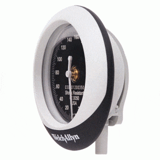 Welch Allyn Hand Held Sphygmomanometers Gauge for DuraShock DS45 DuraShock(DS45) Welch Allyn Durashock DS45 Aneroid Sphygmomanometer