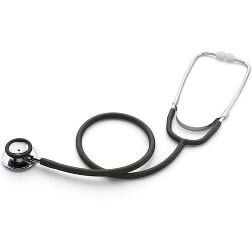 Welch Allyn Welch Allyn Lightweight Double Head Stethoscope Black 5079-73
