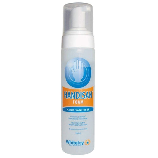 Whiteley Handisan Sanitising Foam 12 x 200ml
