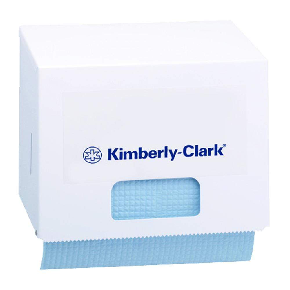 Wypall Wipers Dispenser White Enamel / 4194 & 4198 Codes WYPALL Wipers X50 Rolls Dispenser